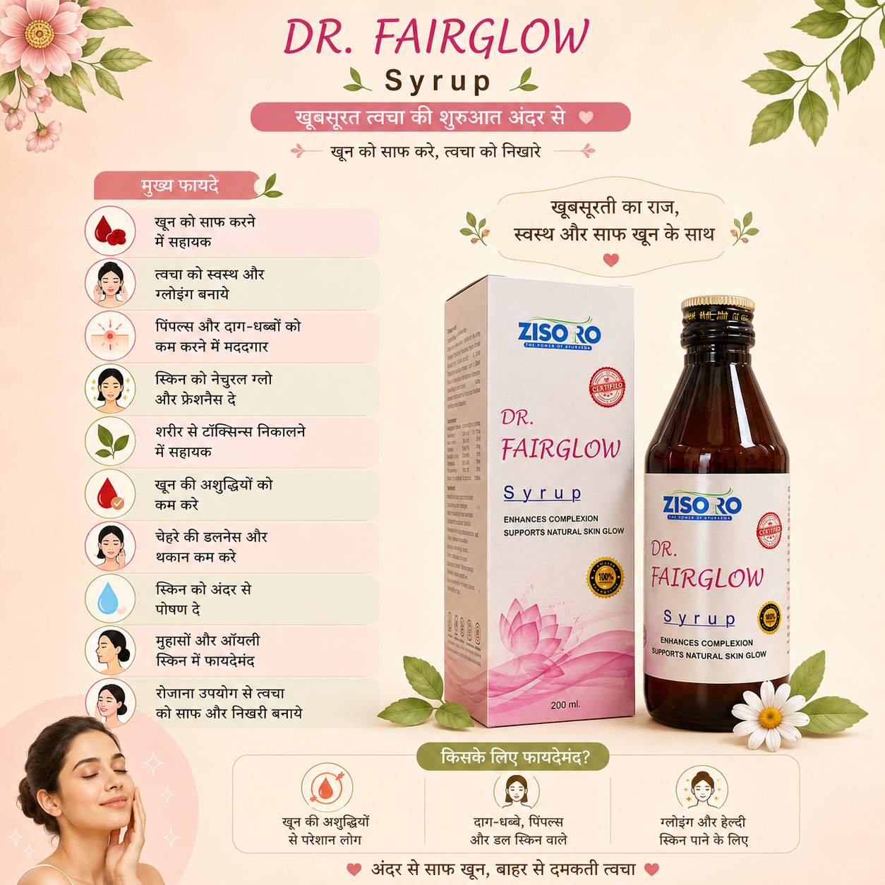 ZISORO Dr. FAIRGLOW SYRUP 200ml - Image 3