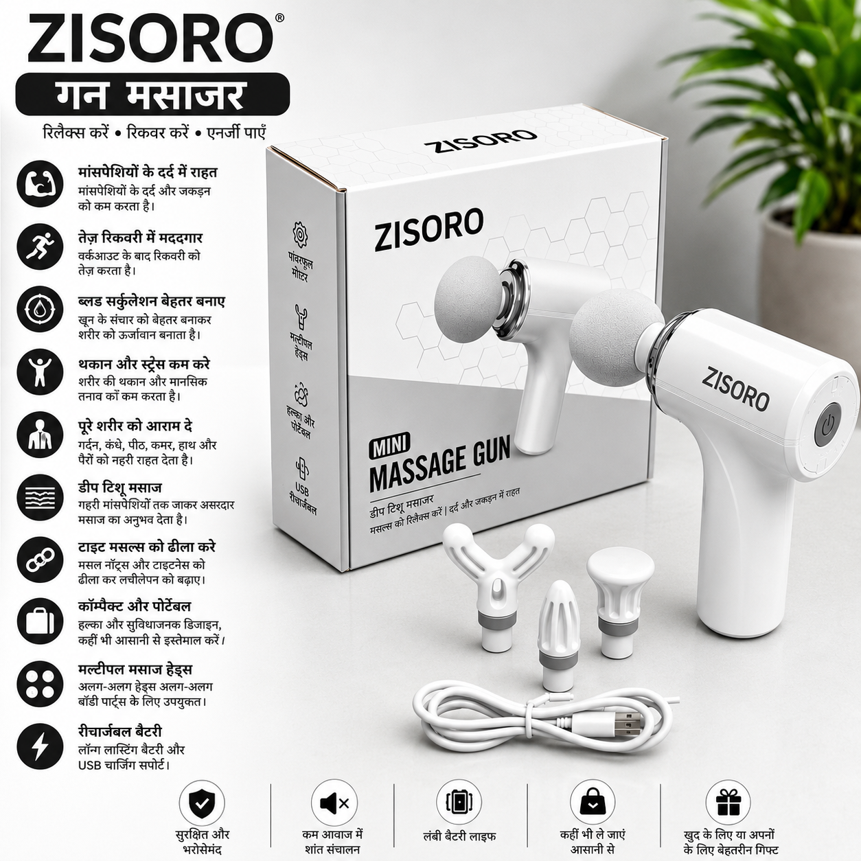 ZISORO Mini Massage Gun - Image 3